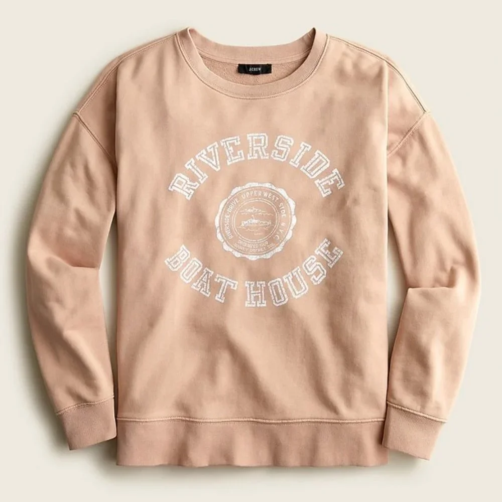 J. CREW University Terry Sweatshirt L
